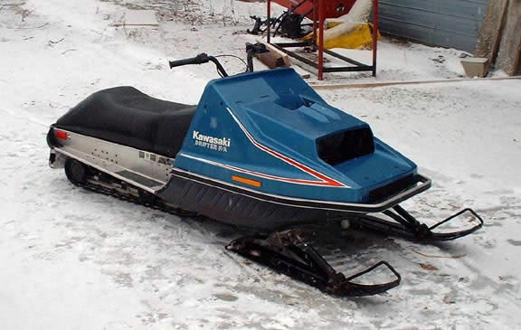 Vintage Kawasaki Snowmobile 42